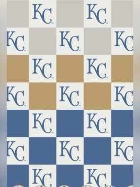 NWT MLB KANSAS CITY ROYALS Ombré Styled Collection Buttery Blanket 50x70